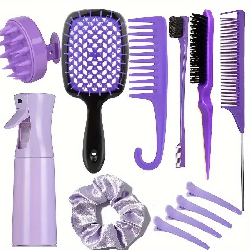 12 Pcs Hair Styling Brush Set - Image 2