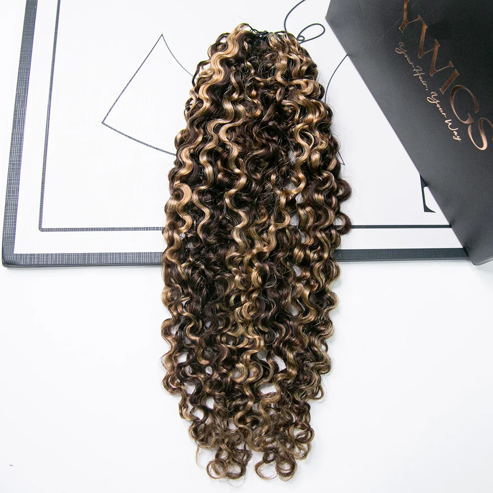 #4/27 Mix Color Blend Water Deep Wave Human Crochet Hair - Image 8