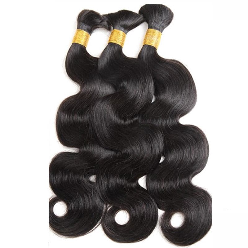 Body Wave Bulk Hair Extensions for Braiding - Image 13