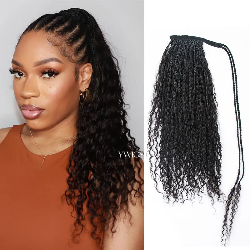 Boho Box Braided Wrap Ponytail