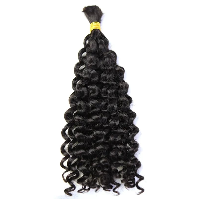 Water Wave Bulk Hair Extensions for Boho Knotless Braiding - Image 21