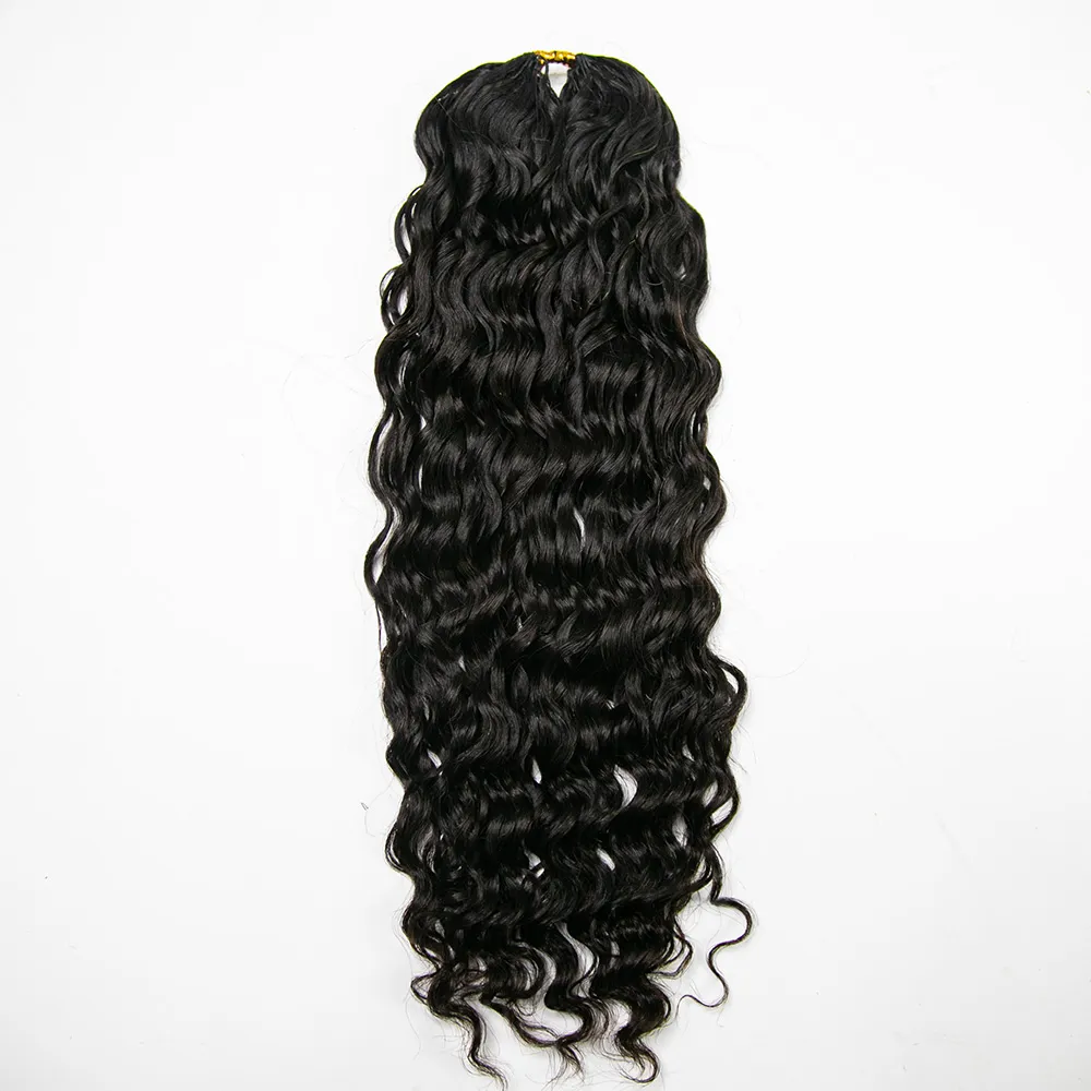 Wholesale - Natural Black Crochet Hair Extensions Human Hair (50 Strands Per Bundle) - Image 15