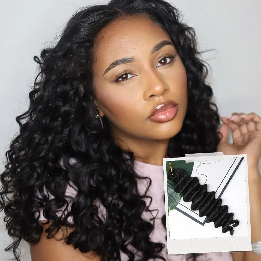 Ywigs Loose Deep Wave Human Crochet Hair for Miracle Knots - Image 14