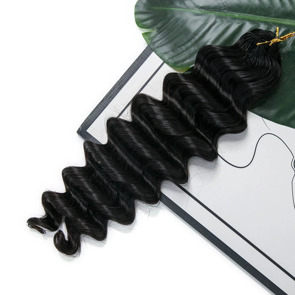 Ywigs Loose Deep Wave Human Crochet Hair for Miracle Knots - Image 2