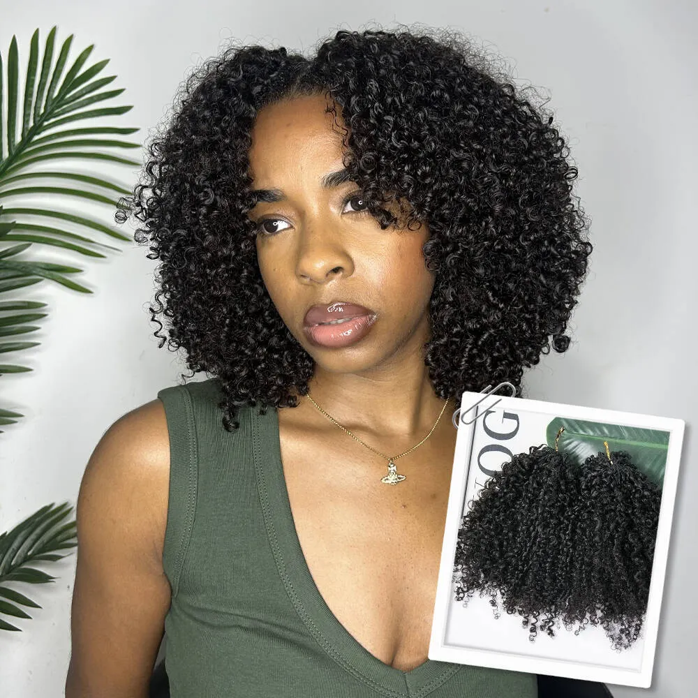 Multi-Textured Kinky Curly Crochet Hair - Image 19