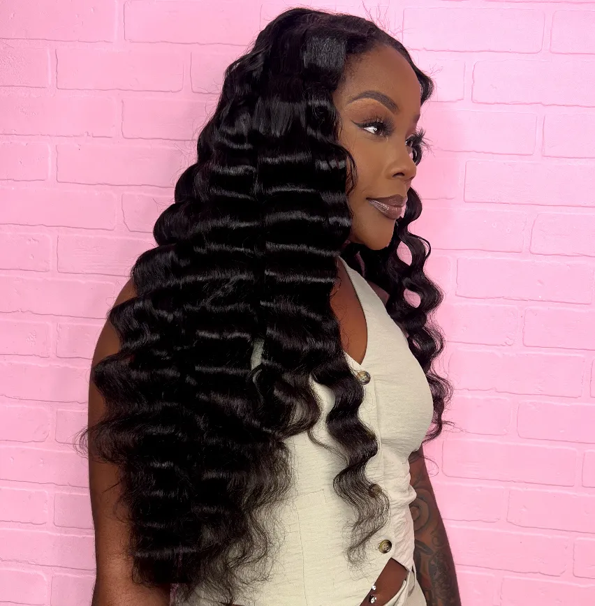 Cambodia Virgin Hair Water Wave Weft Bundles Human Hair - Image 3