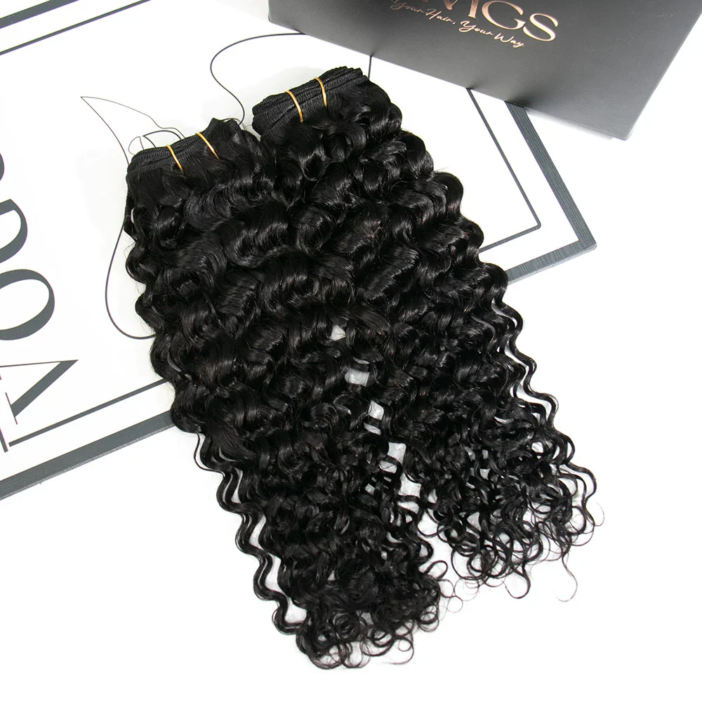 Cambodia Virgin Hair Water Wave Weft Bundles Human Hair - Image 7