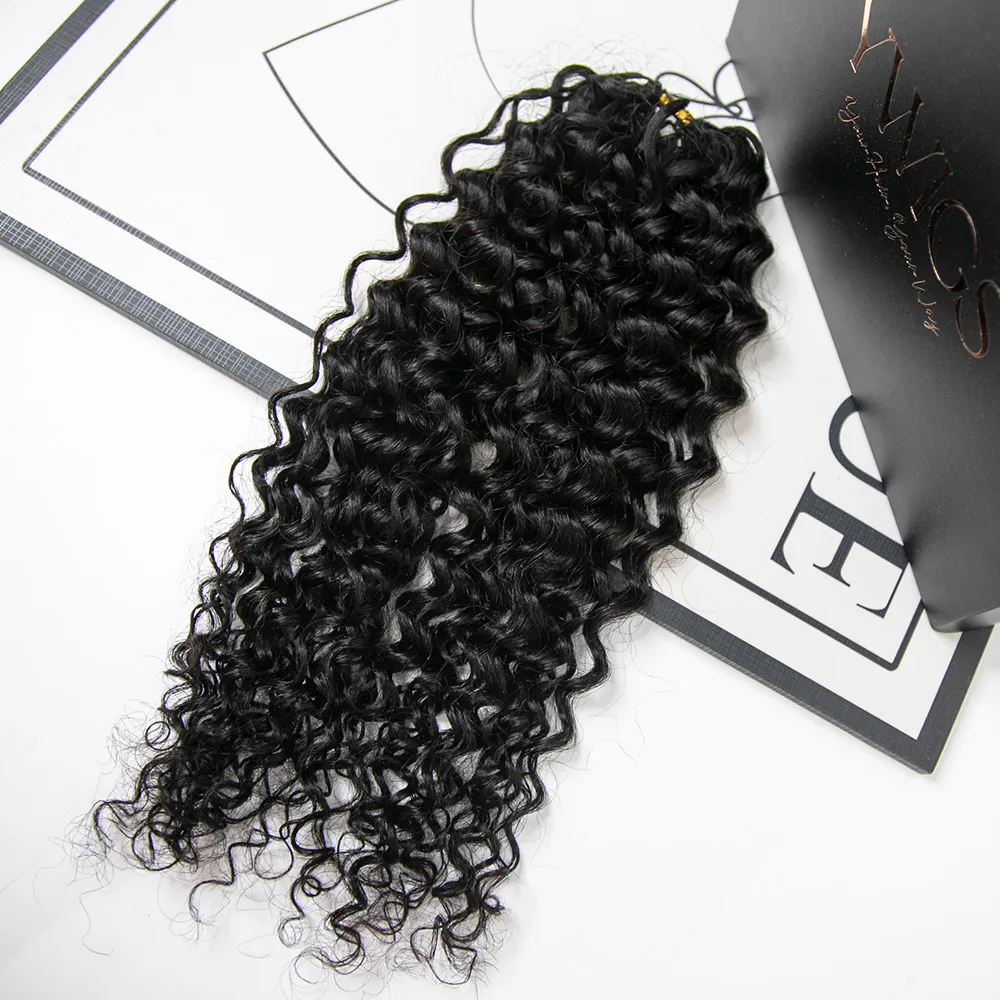 Wholesale - Natural Black Crochet Hair Extensions Human Hair (50 Strands Per Bundle) - Image 13
